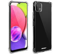 Moozy Coque Silicone Transparente pour Samsung A22 5G - Coque Antichoc Crystal Clear Case Cover Étui de Transparente TPU