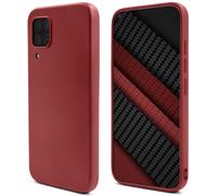 Moozy Lifestyle. Conçue pour Huawei P40 Lite, Vintage Pink - Coque en silicone liquide avec finition mate et doublure en microfibre douce