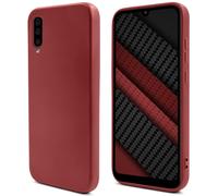 Moozy Lifestyle. Coque en silicone pour Samsung A50, rose vintage - Coque légère en silicone liquide avec finition mate et doublure en microfibre douce, coque en silicone de qualité supérieure