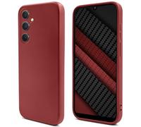 Moozy Lifestyle. Coque pour Samsung A34 5G, Case en Silicone Liquide avec Finition Mate et Doublure en Microfibre Douce, Étui Coque pour Samsung a34, Rose Vintage