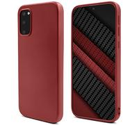 Moozy Lifestyle. Coque pour Samsung S20 5G et 4G, Rose Vintage - Case en Silicone Liquide avec Finition Mate et Doublure en Microfibre Douce