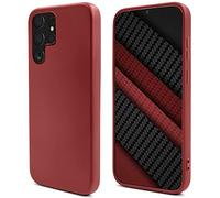 Moozy Lifestyle. Coque pour Samsung S22 Ultra, Rose Vintage - Case en Silicone Liquide avec Finition Mate et Doublure en Microfibre Douce, Étui Phone Case Cover