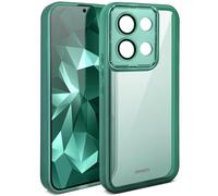 Moozy LumiCase Coque pour xiaomi Redmi Note 13 Pro 5G / Poco X6 Antichoc avec Protection de l'objectif de la caméra, Coque Protection pour xiaomi Redmi Note 13 Pro 5g / poco X6 Design Fin, Vert