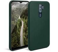 Moozy Minimalist Series Coque en silicone pour Oppo A9 2020, Vert nuit ? Finition mate fine et souple en TPU - Neuf