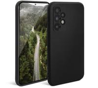 Moozy Minimalist Series Coque en Silicone pour Samsung A33 5G, Noire - Finition Mate, Étui Fin et Mince de TPU Souple Cas de Couverture de Téléphone Case Cover