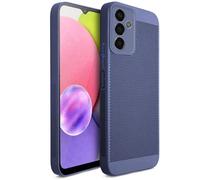 Moozy VentiGuard Coque pour Samsung A14, Bleue - Coque Respirante avec Motif Perforé pour la Circulation d'air, Ventilation, Coque Anti-Surchauffe, Étui Phone Case Cover