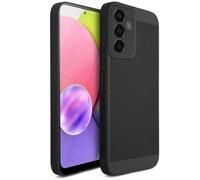 Moozy VentiGuard Coque pour Samsung A54 5G, Noire - Coque Respirante avec Motif Perforé pour la Circulation d'air, Ventilation, Coque Anti-Surchauffe, Etui pour Samsung a54 5g