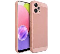 Moozy VentiGuard Coque pour Xiaomi Redmi Note 12 Pro 5G, Rose Pastel - Coque Respirante avec Motif Perforé pour la Circulation d'air, Ventilation, Coque Anti-Surchauffe, Étui Phone Case Cover