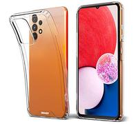 Moozy Xframe Coque Antichoc pour Samsung A13 4G - Coque Transparente à Bord de Protection, Étui Hybride Case Cover avec Un Cadre Transparente en TPU Anti-Choc