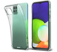Moozy Xframe Coque antichoc pour Samsung A22 5G ? Coque à bord transparent, coque hybride double couleur transparente avec bord en TPU absorbant les chocs - Neuf