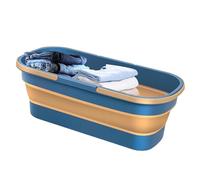 Mop Bucket - Foldable Cleaning Buckett with Handle for Floor Mopping, Car Wash, Camping, and Household Use | Space-Saving Silicone Utility Buckets - Portable & Durable Design