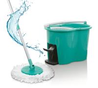 Mop Lave-Sol Set 2 Chambre Puissance Filtersystem Essuyer Seau Balai Neuf