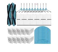 mop pads, Compatible avec les accessoires d'aspirateur Conga 7490, pièces de rechange, brosse principale, brosse latérale, filtre HEPA, chiffon de nettoyage, sac à poussière,for cleaner accessory