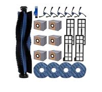 mop pads, Compatible avec les accessoires for aspirateur robot Eufy X10 Pro Omni, brosse latérale principale, filtre HEPA, chiffon de nettoyage, sacs à poussière de remplacement,for cleaner accessory