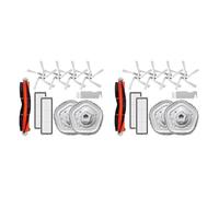 mop pads, Lot de 2 accessoires for aspirateur Dreame Bot W10 et W10pro: brosse latérale principale, filtre HEPA, chiffon de nettoyage,for cleaner accessory