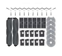 mop pads, Pièces de rechange compatibles avec l'aspirateur Dreame Mova E30 Ultra, brosse latérale principale, filtre HEPA, chiffon de nettoyage, sacs à poussière, accessoires,for cleaner accessory