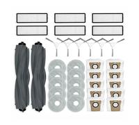 mop pads, Pièces de rechange compatibles avec les accessoires Dreame L10s Ultra/L10, rouleau, brosse latérale, filtre HEPA, serpillière, sacs à poussière,for cleaner accessory