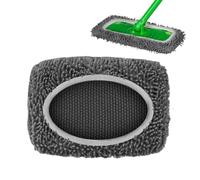 Mop Pads - Washable Floor Cleaning Refills, Chenille Microfiber Replacement Covers, Wet Dry Accessories, Easy Attach Design | Hardwood Care, Tile Cleaning, Dust Removal, Household