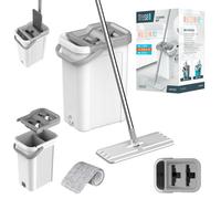 Vadrouille de Nettoyage pour maskTSA0046 New Clean R19, Seau à Double Chambre 7,5 L, Gris