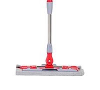 MOP Plate, vadrouille sèche à 360 degrés à 360 degrés | Poignée télescopique épurateur de Nettoyage Rapide avec 7 Coussinets pour Les Maisons de la Maison