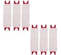 Mop Remplacement des Tampons Tampons de vadrouille en microfibre pulvérisés | Têtes de rechange for serpillière lavables et réutilisables 51x14cm(6 PCS)