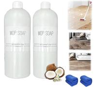 Mop Soap Brazilian Wave, Brazilian Waves MopSoap, Highly Scented Mop Soap, Scent Liquid Multipurpose Cleaners, Wood Cleaner for Mopping, Multisurface Bathroom & Kitchen Cleaner Supplies 120ml (2)