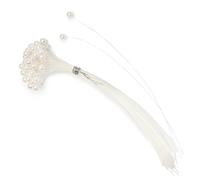 Mopec Blanches, QF8500.01 Lot de 12 Boutons de 70, Total 840 Perles, 4 x 4 x 15 cm