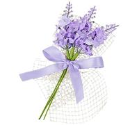 Mopec Bouquet de fleurs lavande 3 branches Violet Taille unique