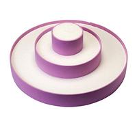 Mopec c33.02 - Présentoir à gâteau à 3 étages en Couleur Rose, Pack de 1 Unité
