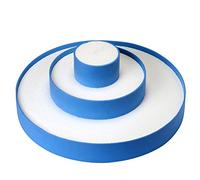 Mopec c33.03 - Présentoir à gâteau à 3 étages en Couleur Bleu, Pack de 1 unité