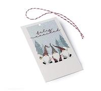 Mopec Carte de Noël avec Noms Rouges Lot de 25 pièces, Taille Unique.