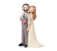 Mopec Figurine gâteau Pop & Fun petit ami gilet et barbe, 21 cm, blanc, taille unique