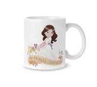 Mopec G610.1 Tasse en céramique fille Première communion tenant la jupe
