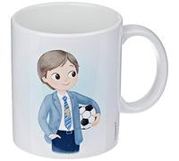 Mopec G651.1 Tasse en céramique pour communion avec ballon dans une boîte cadeau, porcelaine