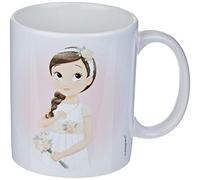 Mopec G969.5 Mug en céramique pour communion fille romantique dans boîte cadeau, porcelaine
