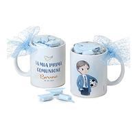 Mopec GD651.5 Tasse La MIA Première Communion Garçon 7 Bonbons Porcelaine