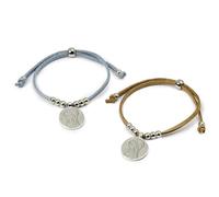 Mopec K1 Lot de 8 bracelets avec médaille Vierge Marie 2 couleurs assorties, multicolore, normal