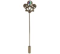 Mopec M2066 - épingle métallique en Forme d'éventail de Strass, Pack de 12 unités