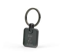 Mopec M634 - Porte-clés métal carré en Noir, Pack de 10 unités