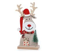 Mopec NA110 Feutre avec Base en Bois Arbre et Cadeau Multicolore 8 x 18 x 4 cm