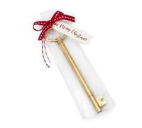 Mopec NA146 Lot de 50 marqueurs clés dorées Carte Merry Christmas, 15 cm