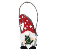 Mopec NA4762 Panier avec Anse en Feutre d'un GNOME avec Bonnet avec Une étoile argentée, 8,2 x 21 x 7 cm, Multicolore