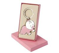 Mopec Porte-clés de Personnage Tampico gateando en boîte de Cadeau, Acier, Argent, 5 x 5.5 x 0.3 cm, Lot de 2