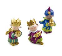 Mopec Reyes Mages Pit & Pita 7 cm. Min.3 Figurines, résine, Multicolore, 4 x 3,5 x 7 cm, 3 unités