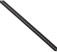 Mopec S14.07 Ruban Noir Surpiqûre Blanche 7 mm x 50 m Textile Taille Unique