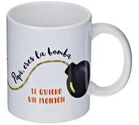 Mopec Tasse en céramique Père Pompe dans coffret cadeau Blanc Taille unique