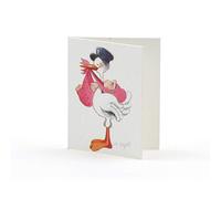 Mopec x5810.2 - Carte LIBRITO d'une Cigogne de Conduire a Jumelles, Pack de 100 pièces