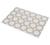Mopec X625.13 Lot de 5 étiquettes adhésives pour première communion Motif vagues Beige 1 feuille = 24 pièces Papier Multicolore Taille unique