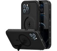 mophets for iPhone 12 Pro Max Case with Mag-Safe Charging,Waterproof with Built-in Screen Protector Military Grade Drop Tested Rugged Shockproof Kickstand for Apple iPhone 12 Pro Max