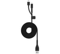 mophie 3609_PRO-2N1-LTG-1.2M-BLK câble USB 1,2 m USB A Micro-USB B/Lightning